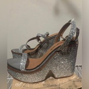 Free people wedge sandals.  Size-9